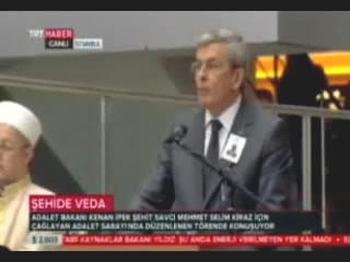 Adalet Bakanı Kenan İPEK'in Şehit Savcı Mehmet Selim Kiraz’ın cenazesinde yaptığı konuşma (01.04.2015)